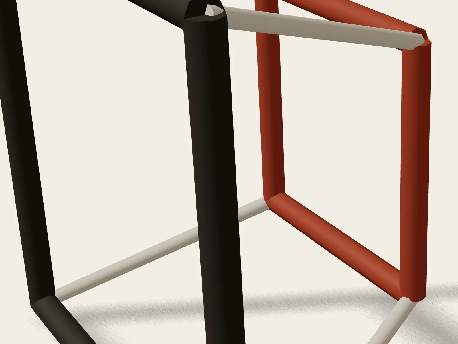 Macro render of the web form, rust inner frame